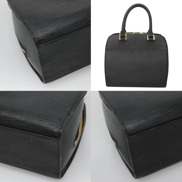 LOUIS VUITTON Epi Pont Neuf Hand Bag Black M52052 LV Auth ep8561 - Picture 13 of 14